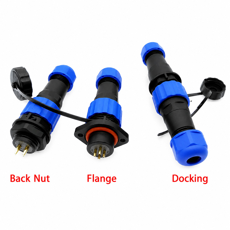 Outdoor Power Inlet Box - SP16 IP68 방수 커넥터 2 3