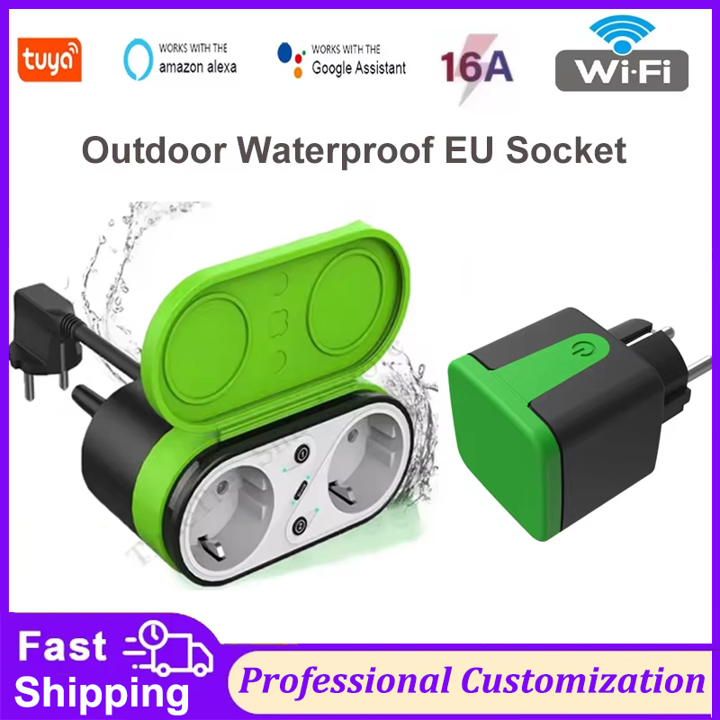 Outdoor Power Outlet Wifi - 투야 EU 16A 와이파이 스마트 실외