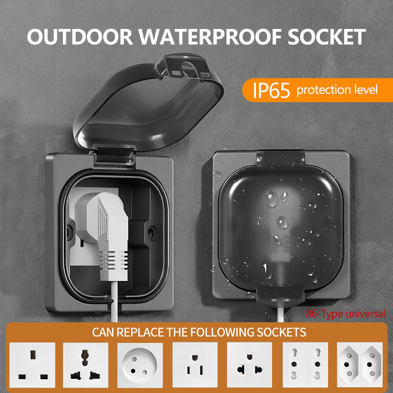 Outdoor Power Inlet Box - IP65 방수 야외 소켓, 16A 고출력