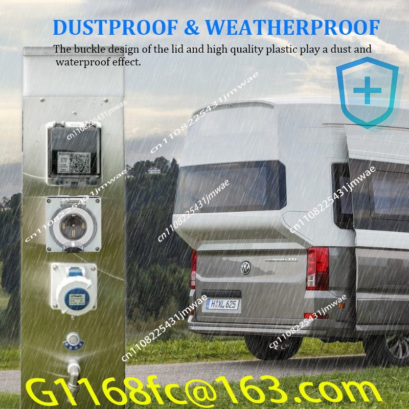 Outdoor Power Inlet Box - 50암페어 발전기 RV 전원 입력 박스