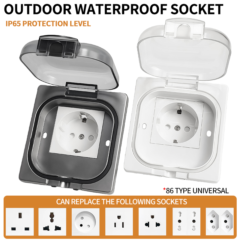 Outdoor Power Wash - IP65 방수 야외 소켓, 16A 고출력