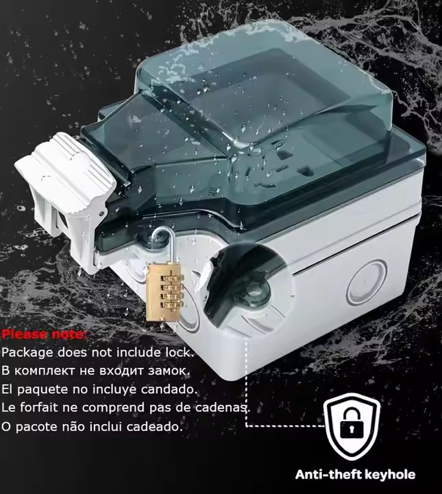 FUNAYA 스위스 Tuya 실외 방수 소켓 IP66  - Outdoor Power Outlet Wifi 리뷰 및 가격