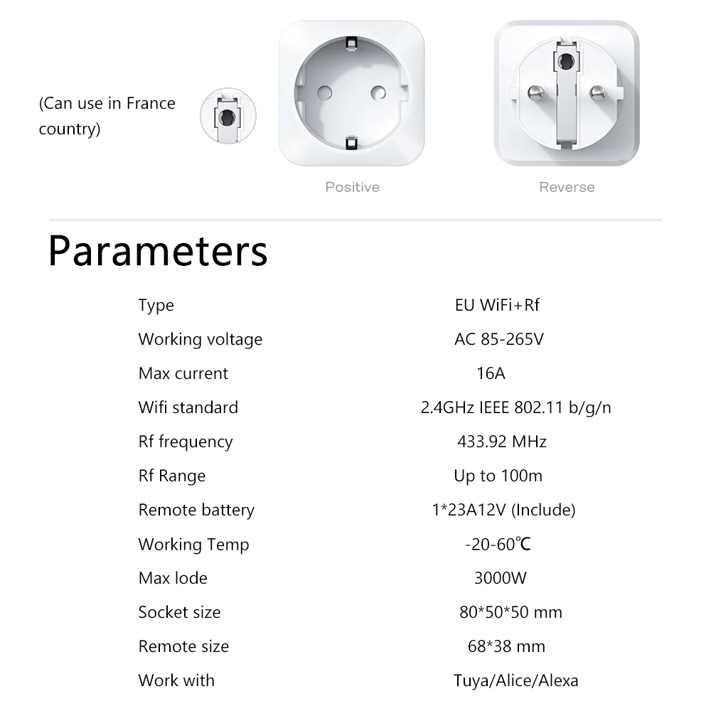투야 와이파이 및 RF 스마트 플러그 소켓(전력 모니터 - Outdoor Power Outlet Wifi 리뷰 및 가격