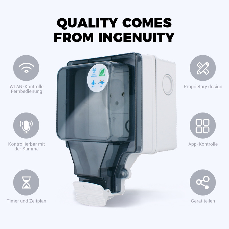 Avoir IP66 야외 방수 소켓 이스라엘 플러그 T - Outdoor Power Outlet Wifi 리뷰 및 가격
