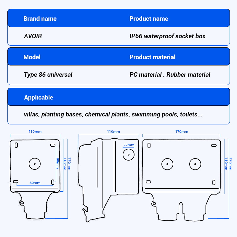 Avoir IP66 야외 방수 소켓 이스라엘 플러그 T - Outdoor Power Outlet Wifi 리뷰 및 가격