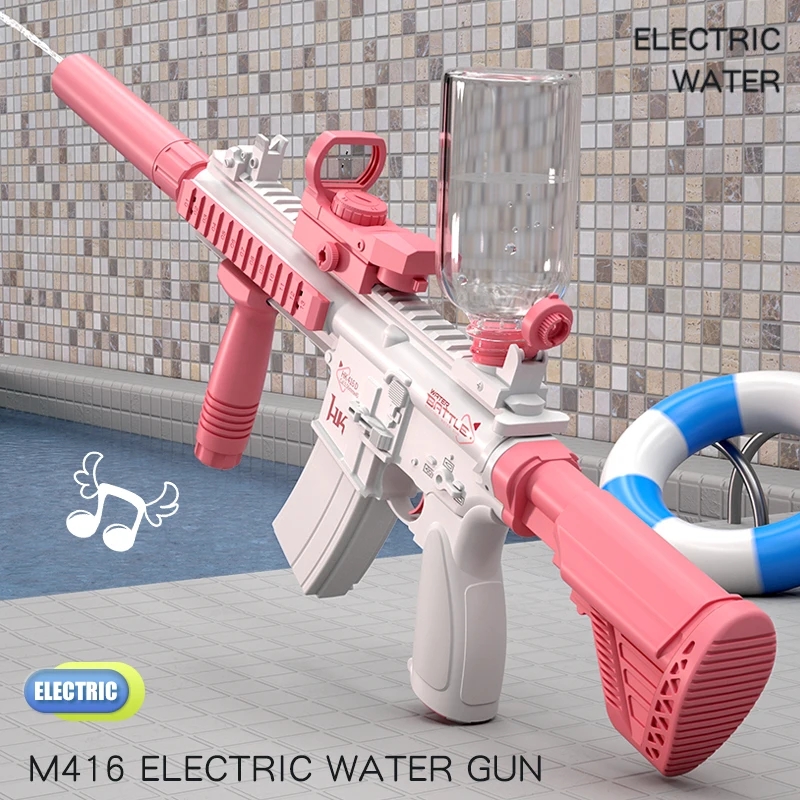 성인용 M416 전동 물총, 강력한 분사, 자동 물 분 - Outdoor Power Wash 리뷰 및 가격