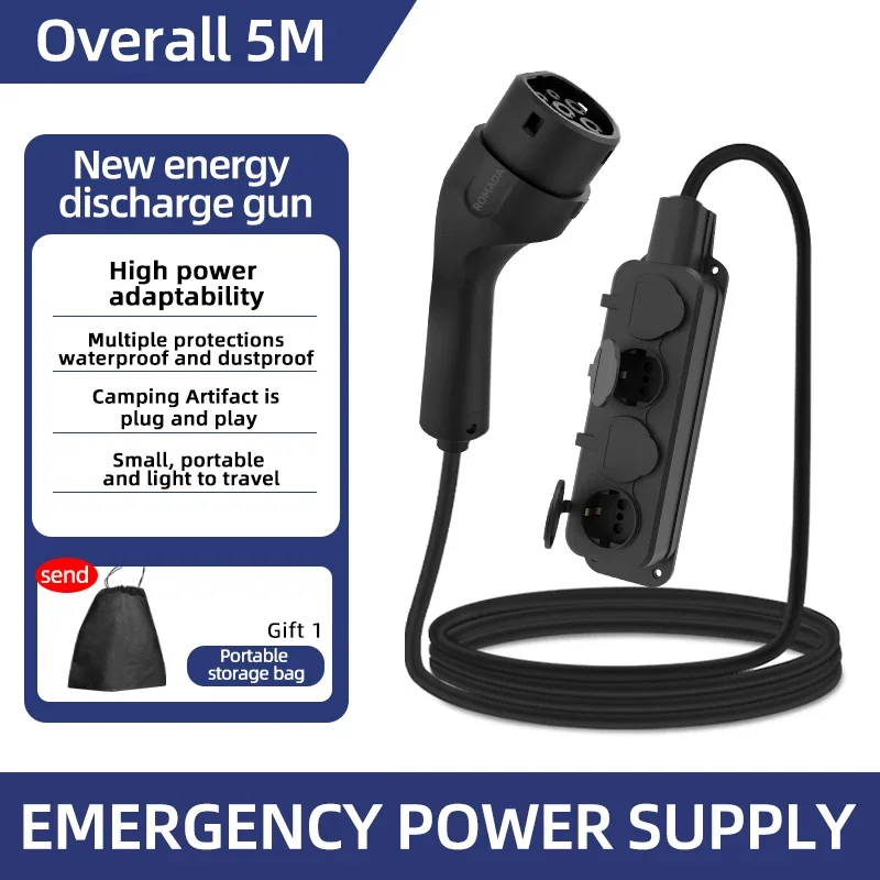 휴대용 16A 4KW 전기차 EV 충전기 V2L 케이블 - Outdoor Power Plug 리뷰 및 가격
