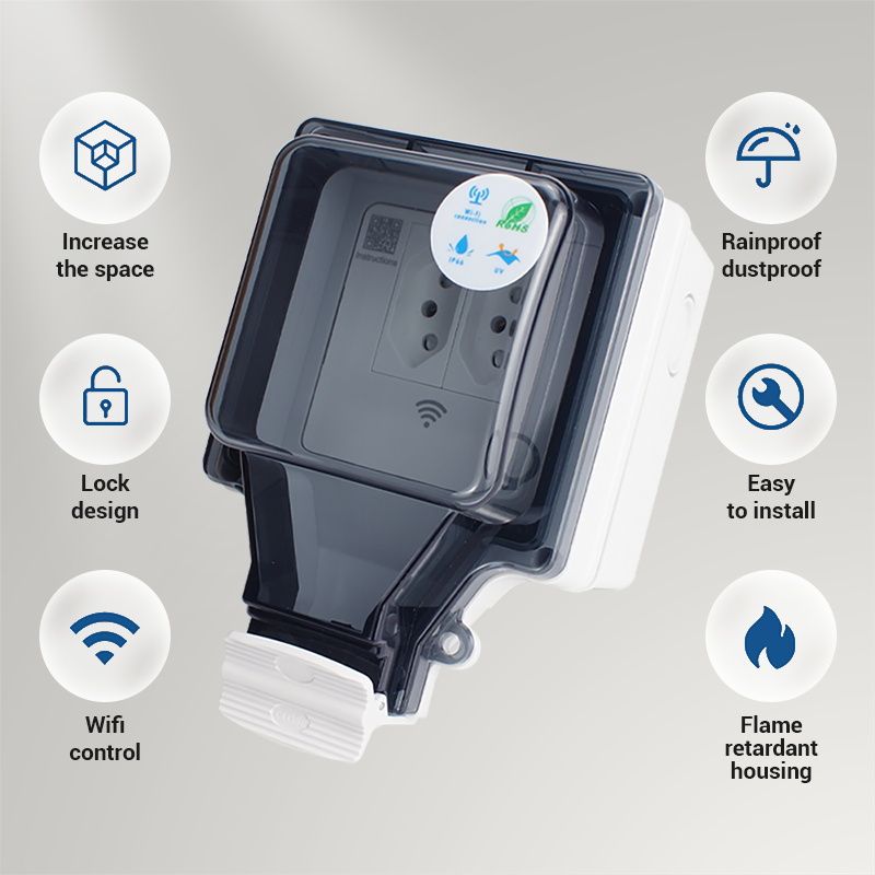 Avoir Tuya Wifi 스마트 소켓 IP66 실외 - Outdoor Power Outlet Wifi 리뷰 및 가격