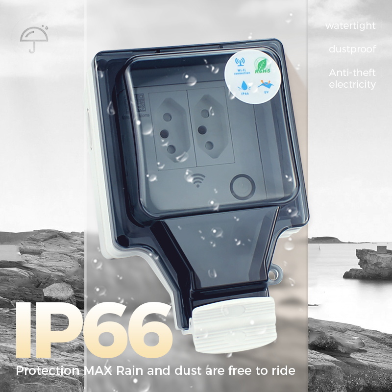 Avoir Tuya Wifi 스마트 소켓 IP66 실외 - Outdoor Power Outlet Wifi 리뷰 및 가격