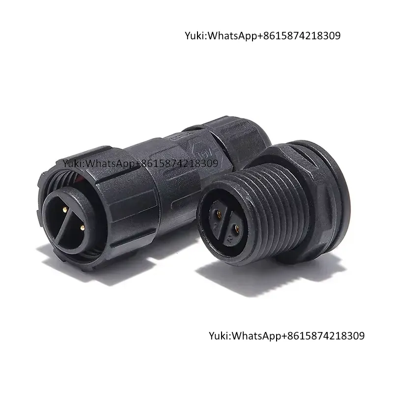 IP68 방수 LLT M16 2핀 커넥터 남성 플러그  - Outdoor Power Plug 리뷰 및 가격