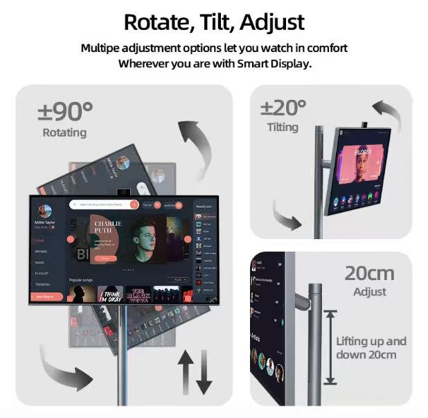 32인치 휴대용 스마트 TV, 배터리 구동 롤링 터치스 - Outdoor Power Monitor 리뷰 및 가격