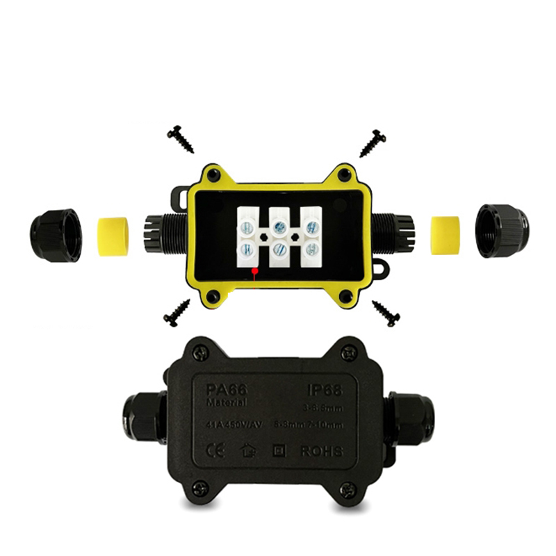 방수 접속함 IP68 2웨이 플러그 라인 M20 동축  - Outdoor Power Plug 리뷰 및 가격