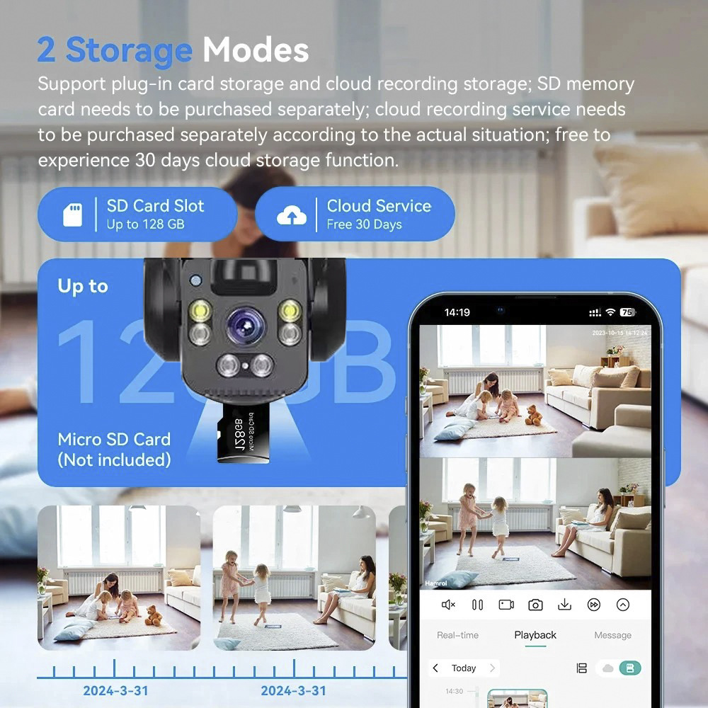4G 태양광 카메라 3렌즈 3화면 360도 파노라마 모 - Outdoor Power Monitor 리뷰 및 가격