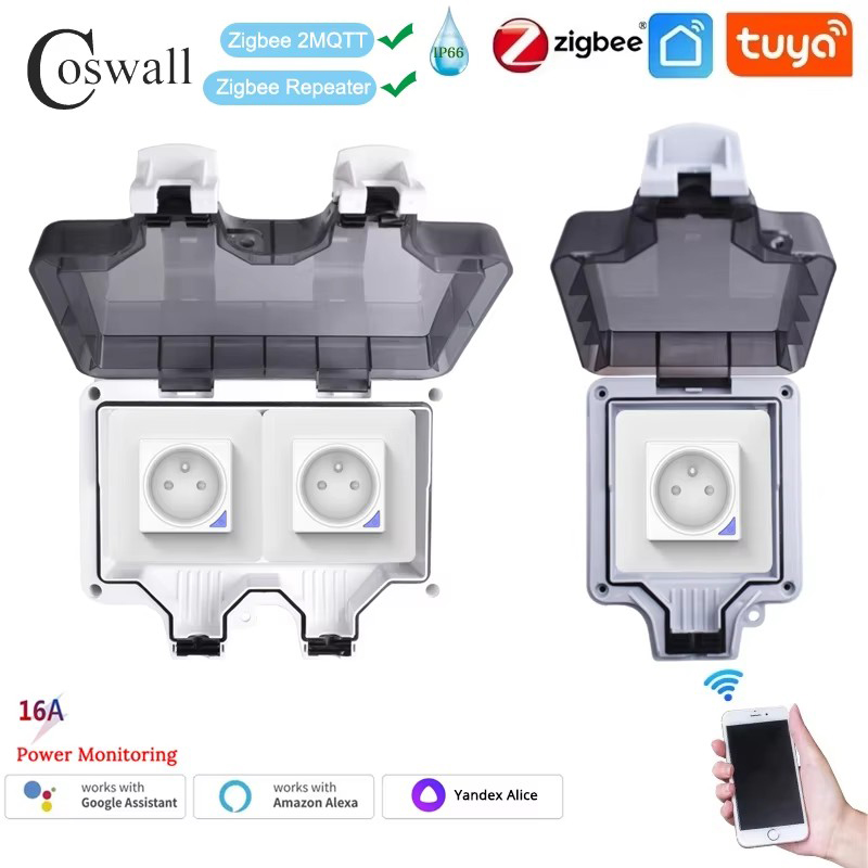 Coswall 투야 와이파이 지그비 타이머 스위치, 전 - Outdoor Power Outlet Wifi 리뷰 및 가격