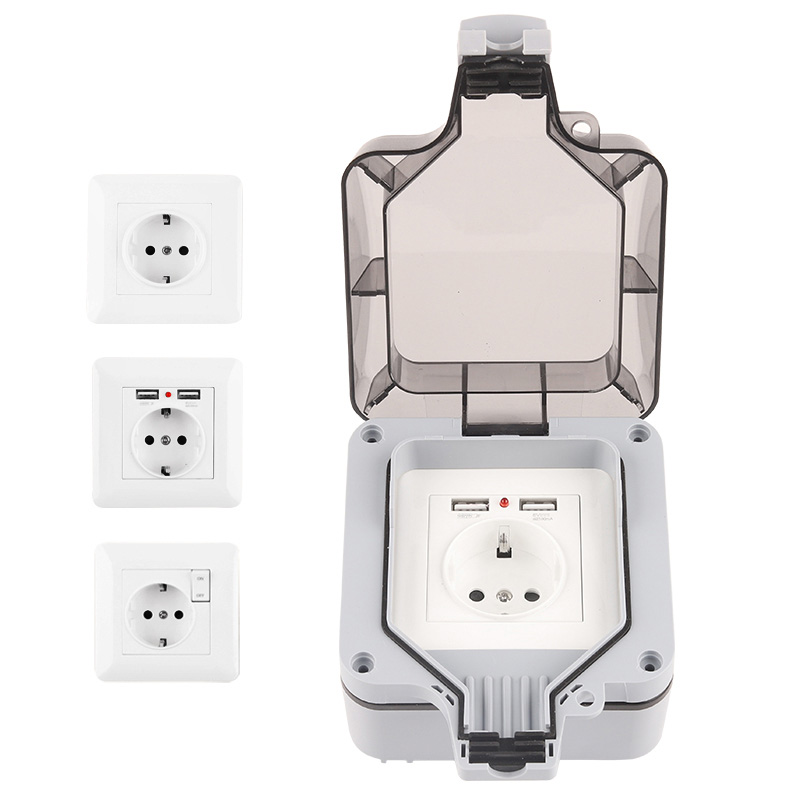 IP66 야외 비바람에 견디는 16A 접지 250V 방 - Outdoor Power Outlet Wifi 리뷰 및 가격