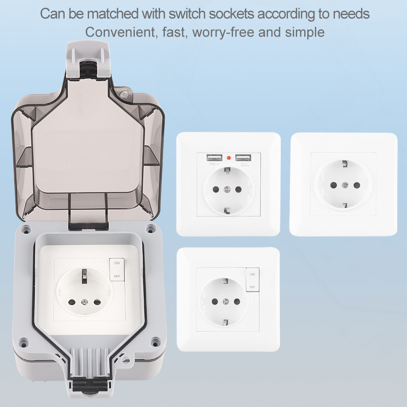 IP66 야외 비바람에 견디는 16A 접지 250V 방 - Outdoor Power Outlet Wifi 리뷰 및 가격