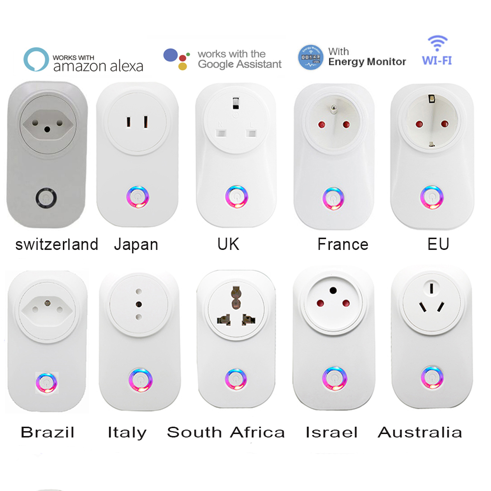 스마트 라이프 WIFI 스마트 소켓 플러그 EU UK  - Outdoor Power Outlet Wifi 리뷰 및 가격