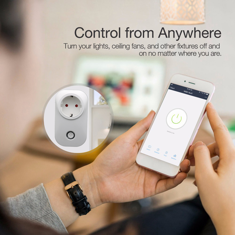 스마트 라이프 WIFI 스마트 소켓 플러그 EU UK  - Outdoor Power Outlet Wifi 리뷰 및 가격